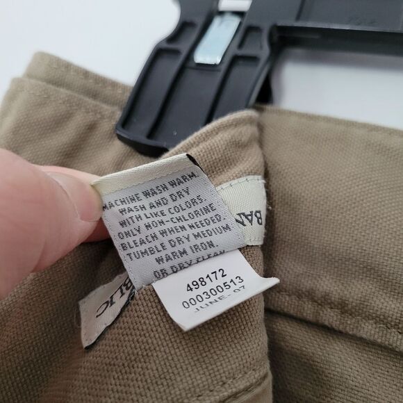 Banana Republic Factory Classic Tan Women's Pencil Skirt 100% Cotton Canvas 6 - Picture 8 of 10
